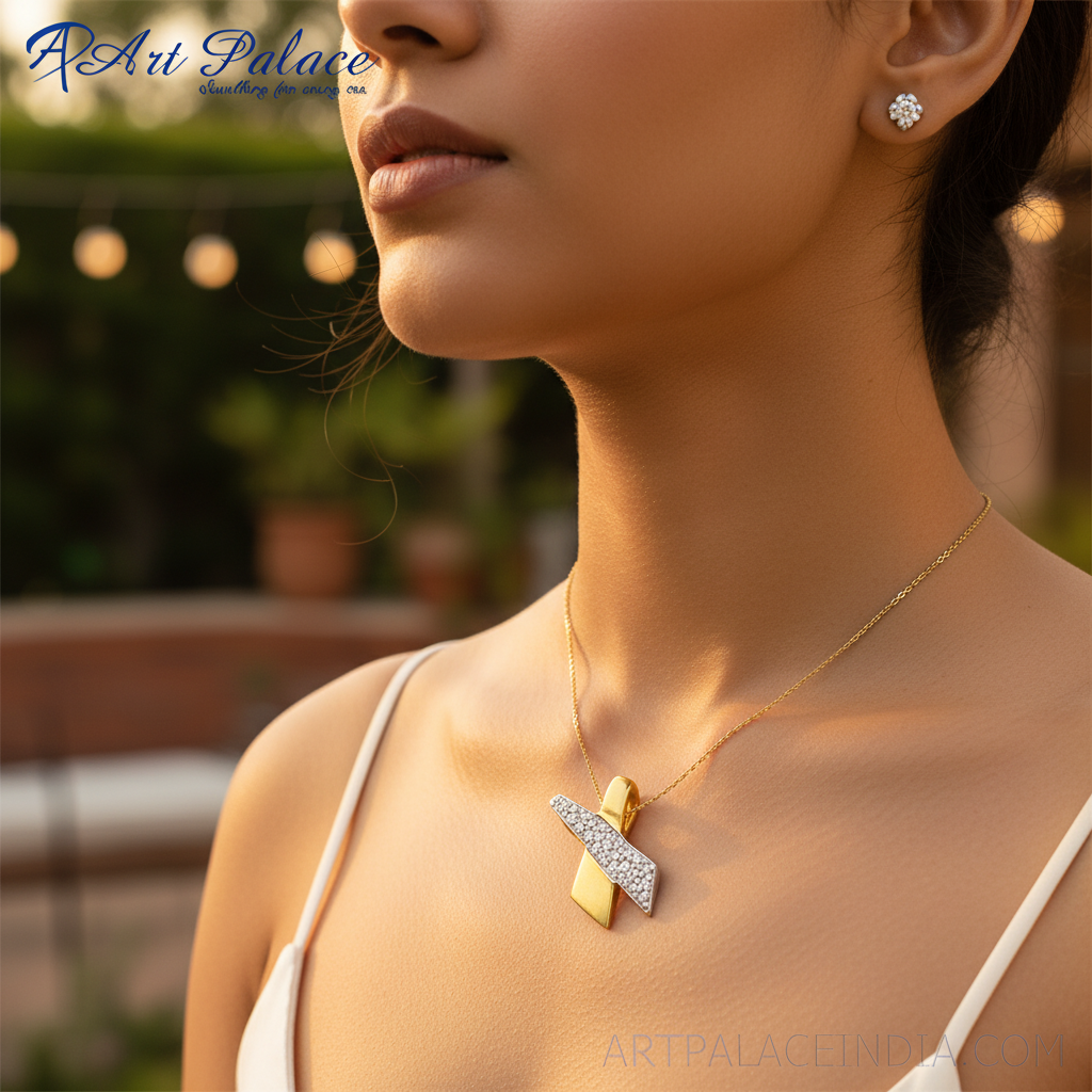 Collar con colgante de oro y diamantes para mujer | Joyería de lujo