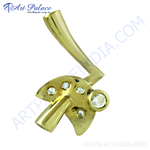 将图像加载到图库查看器中， gold plating-plated brooch pin with sparkling rhinestones, a statement piece for women.
