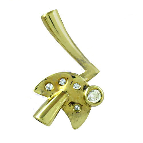 Gold plating rhinestone brooch pin for women | statement jewelry