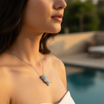 Load image into Gallery viewer, Silver Crystal Pendant | Women's Jewelry | Gift
