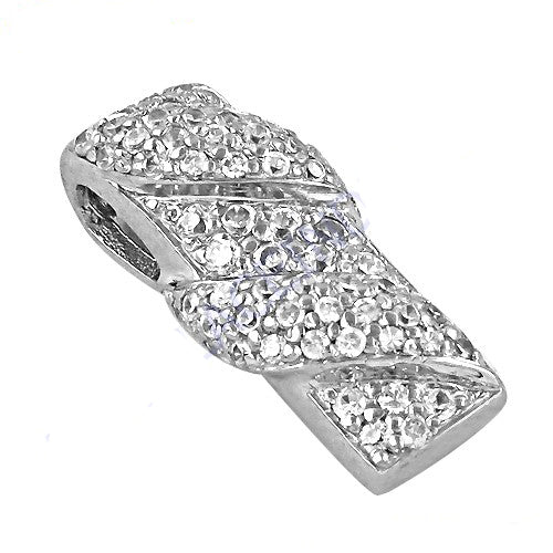 Silver crystal pendant | women's jewelry | gift