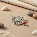 Load image into Gallery viewer, 925 Silver Filigree Pendant with Carnelian | Women's Gift

