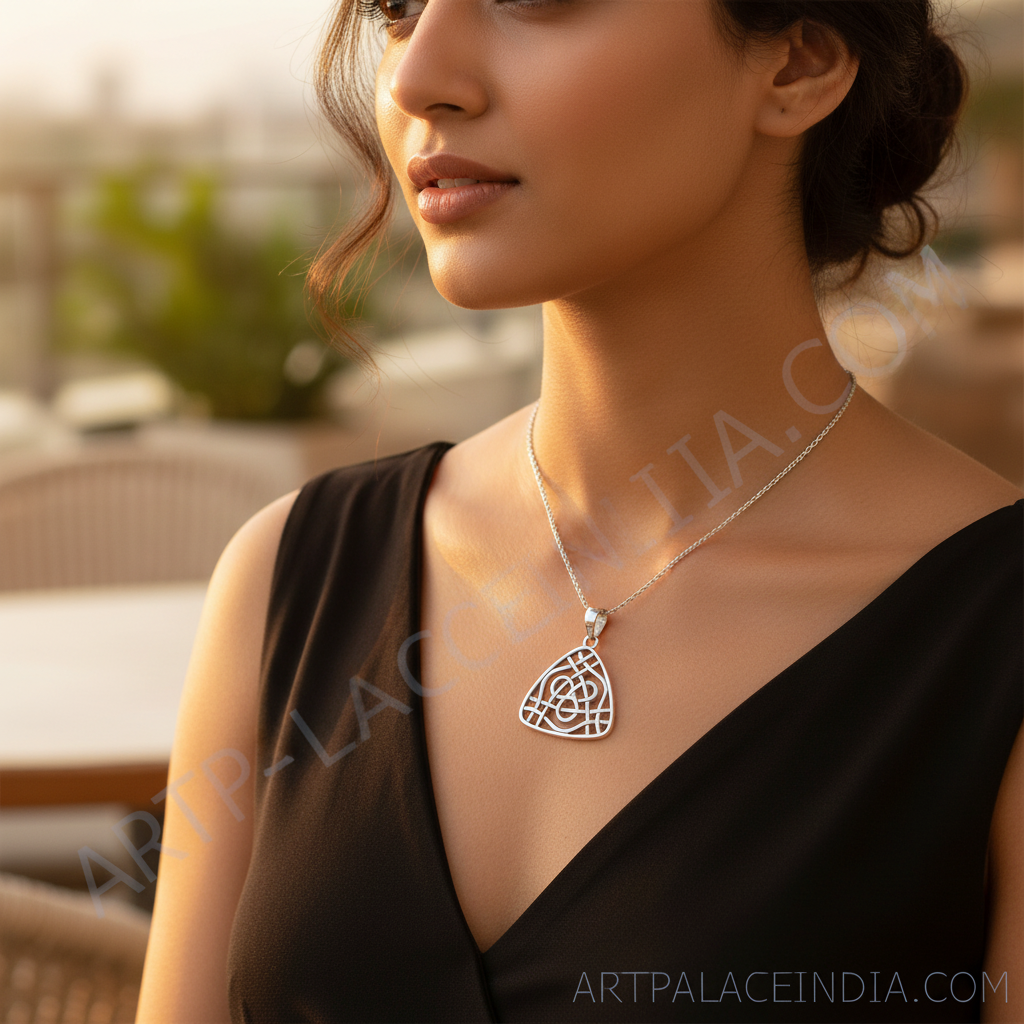 925 Silver Celtic Knot Pendant for Women | Daily Wear Gift
