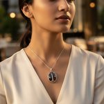 Load image into Gallery viewer, Colgante de árbol de la vida en plata 925 para mujer | Joyería con piedras preciosas
