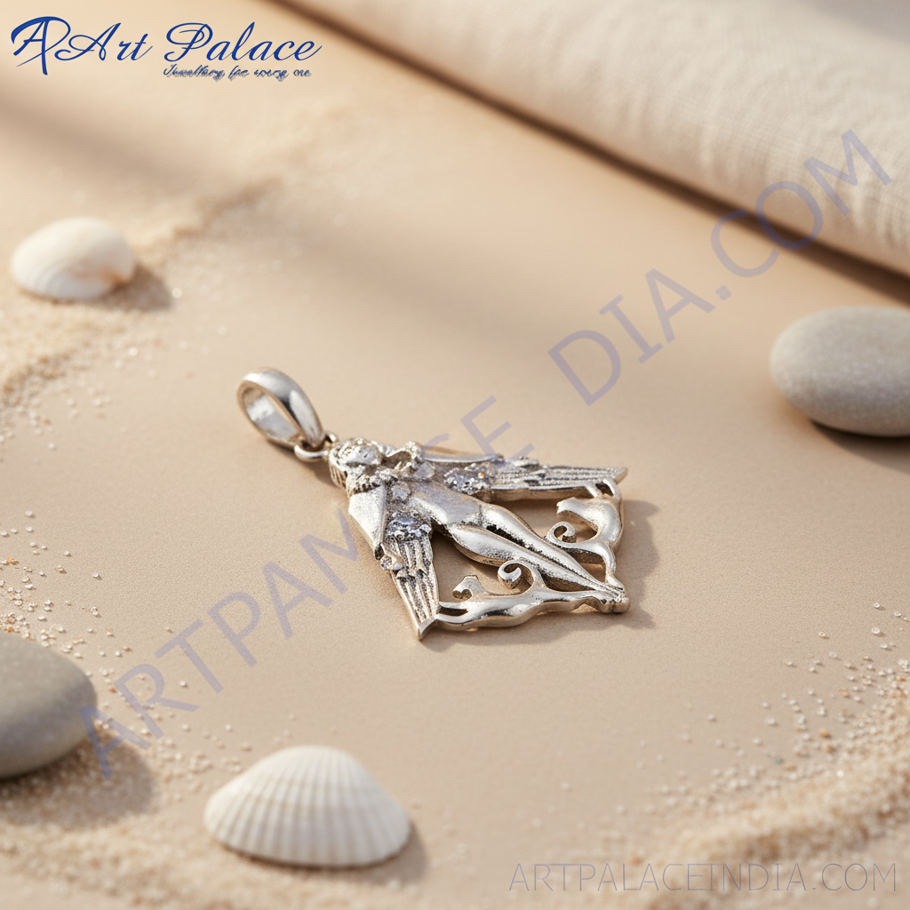 Colgante de ángel de plata 925 para mujer | Regalo de joyería fina