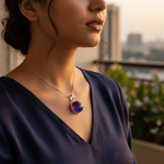 Load image into Gallery viewer, Colgante de amatista en plata 925 para mujer | Joyería con piedras preciosas
