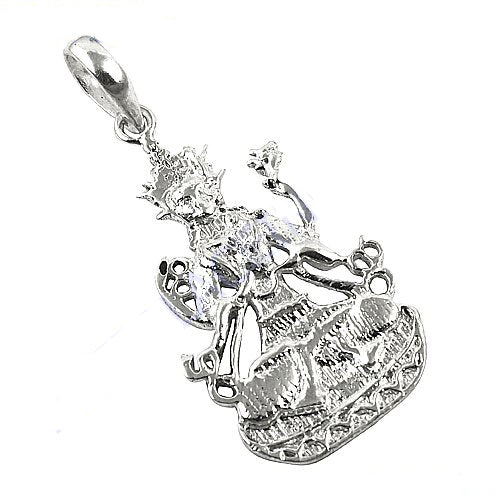 Silver Lord Shiva Pendant | Religious Jewelry for Men & Women