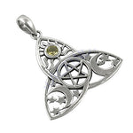 将图像加载到图库查看器中， 925 Silver Trinity Knot Pendant Necklace | Women's Jewelry Gift
