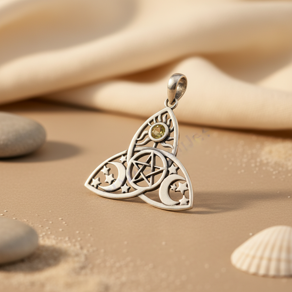 925 Silver Trinity Knot Pendant Necklace | Women's Jewelry Gift