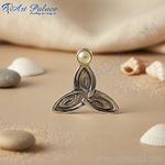 Load image into Gallery viewer, Silver Celtic Knot Pendant with Gemstone | Gift for Her
