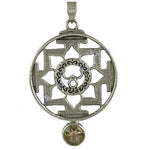 Load image into Gallery viewer, 925 Silver Om Symbol Pendant with Citrine | Spiritual Jewelry
