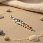 Load image into Gallery viewer, 925 Silver Chakra Pendant Necklace | Gemstone Jewelry for Women
