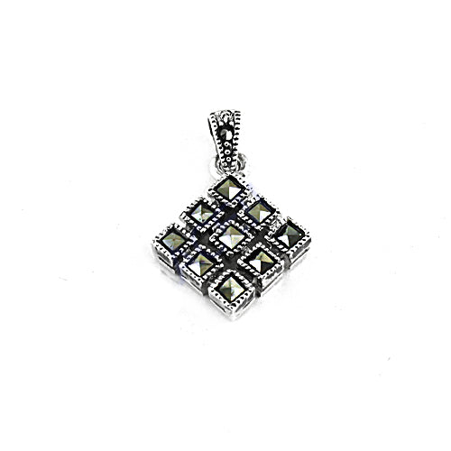 925 Silver Marcasite Pendant for Women | Daily Wear Gift