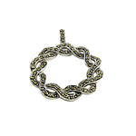 Load image into Gallery viewer, 925 Silver Marcasite Wreath Pendant | For Women | Gift

