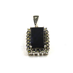 Load image into Gallery viewer, 925 Silver Onyx Pendant for Women | Gemstone Jewelry
