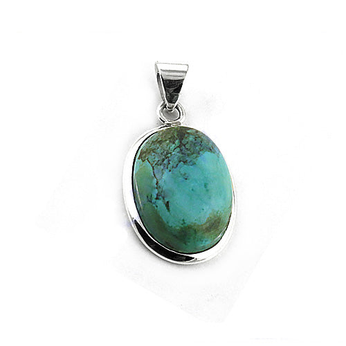 925 silver turquoise pendant for women | gemstone jewelry