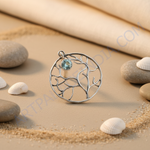 Load image into Gallery viewer, 925 Silver Tree of Life Pendant with Gemstone | Women&#39;s Jewelry
