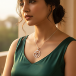 Load image into Gallery viewer, 925 Silver Celtic Pendant with Garnet | Women's Jewelry Gift
