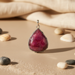 Load image into Gallery viewer, 925 Silver Ruby Pendant for Women | Gemstone Jewelry Gift
