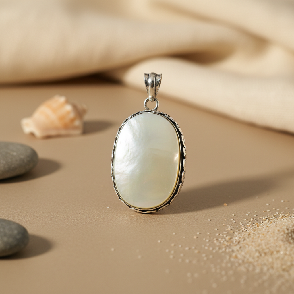 925 Silver Mother of Pearl Pendant for Women | Gift Jewelry