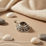 Load image into Gallery viewer, 925 Silver Smoky Quartz Pendant for Women | Gemstone Jewelry
