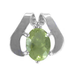 Load image into Gallery viewer, 925 Silver Peridot Pendant for Women | Gemstone Jewelry
