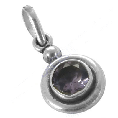 925 Silver Amethyst Pendant for Women | Gemstone Jewelry