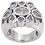 Load image into Gallery viewer, Silver Cubic Zirconia Ring for Women | Statement Jewelry
