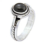 Load image into Gallery viewer, 925 Silver Onyx Ring for Women | Gemstone Jewelry
