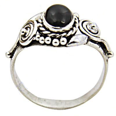 925 sterling silver black onyx ring for women | gift jewelry