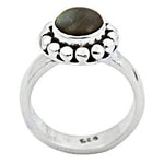 Load image into Gallery viewer, 925 Silver Black Gemstone Ring for Women | Daily Wear Jewelry
