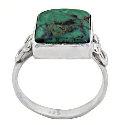 925 silver turquoise stone ring for women | gift jewelry