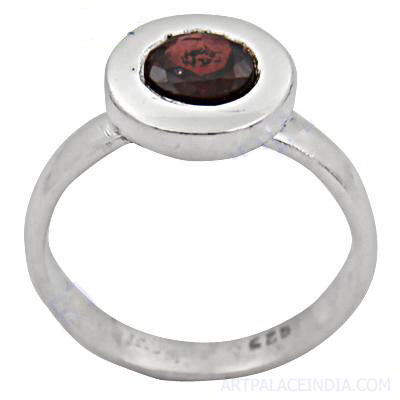 925 Silver Garnet Ring for Women | Gemstone Jewelry Gift