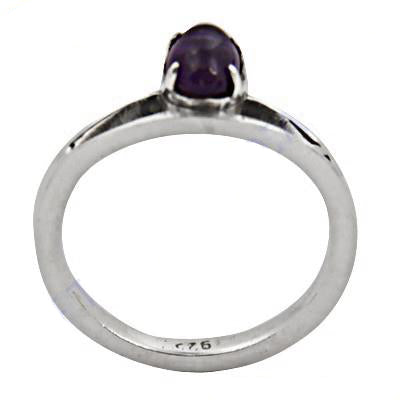 925 silver amethyst ring for women | gemstone jewelry