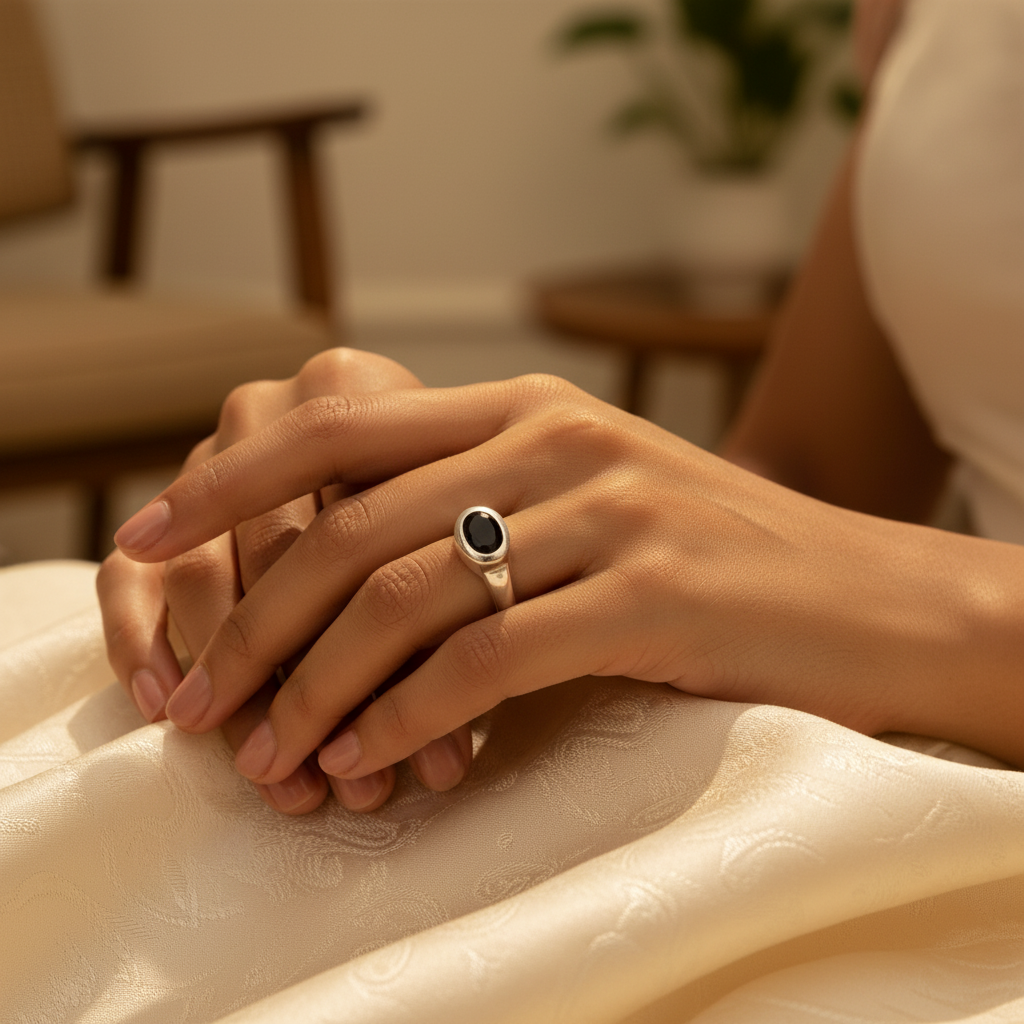 925 Silver Garnet Ring for Women | Gemstone Jewelry