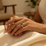 Load image into Gallery viewer, 925 Silver Garnet Ring for Women | Gemstone Jewelry
