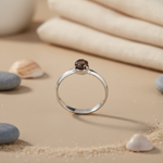 将图像加载到图库查看器中， 925 Silver Smoky Quartz Ring | Women's Gemstone Jewelry
