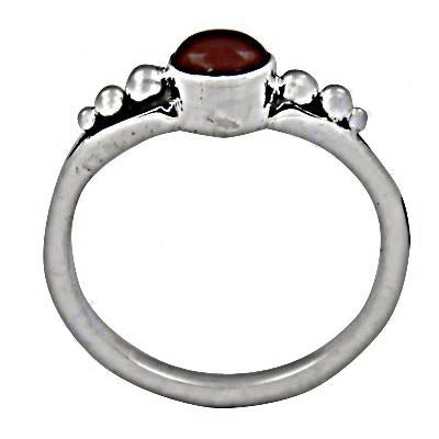 925 Silver Garnet Ring for Women | Gemstone Jewelry Gift