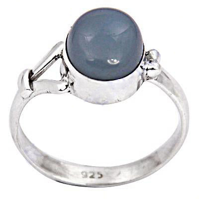 925 Silver Blue Gemstone Ring for Women | Gift Jewelry