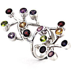 Load image into Gallery viewer, 925 Silver Gemstone Branch Ring for Women | Gift Jewelry
