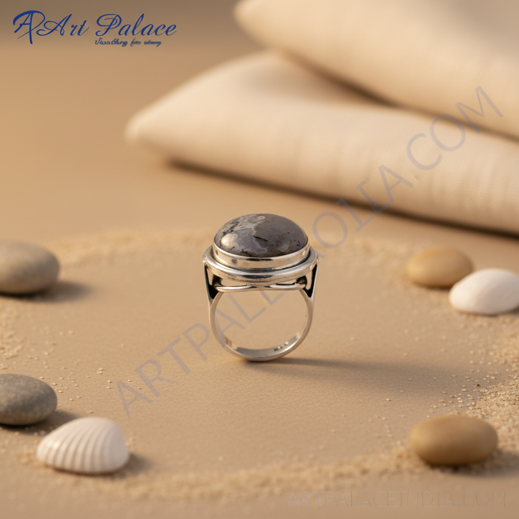 925 Silver Gemstone Ring for Women | Statement Jewelry