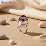 Load image into Gallery viewer, Anillo de amatista en plata de ley para mujer
