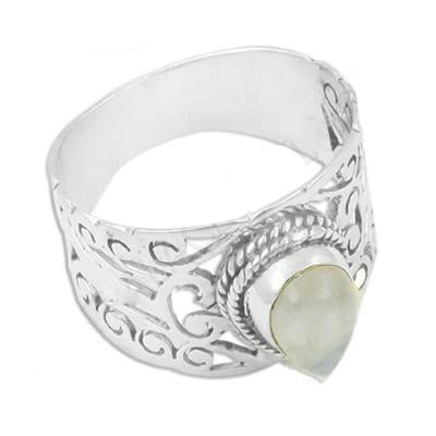 925 Silver Mother of Pearl Ring | Women's Fashion Jewelry