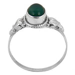 Load image into Gallery viewer, 925 Silver Green Onyx Ring for Women | Gemstone Jewelry

