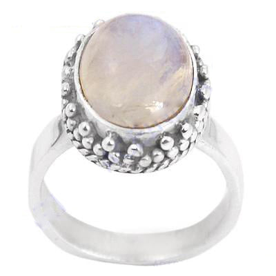 925 Sterling Silver Moonstone Ring for Women | Gift Jewelry