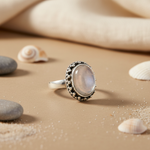 Load image into Gallery viewer, 925 Sterling Silver Moonstone Ring for Women | Gift Jewelry
