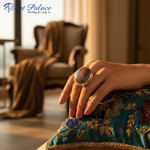 Load image into Gallery viewer, Silver Gemstone Ring for Women | Statement Jewelry Gift
