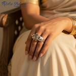 Load image into Gallery viewer, Anillo de plata de ley 925 con piedra preciosa | Regalo de joyería para mujer
