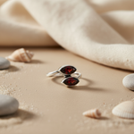 Load image into Gallery viewer, 925 Silver Garnet Ring for Women | Gemstone Jewelry
