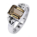 将图像加载到图库查看器中， 925 Silver Smoky Quartz Ring for Women | Gemstone Jewelry Gift
